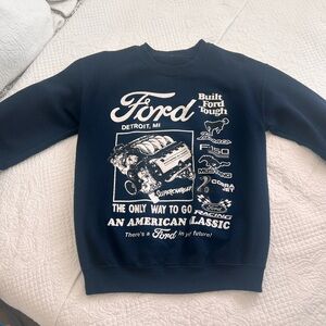 Ford Navy Graphic Sweatshirt